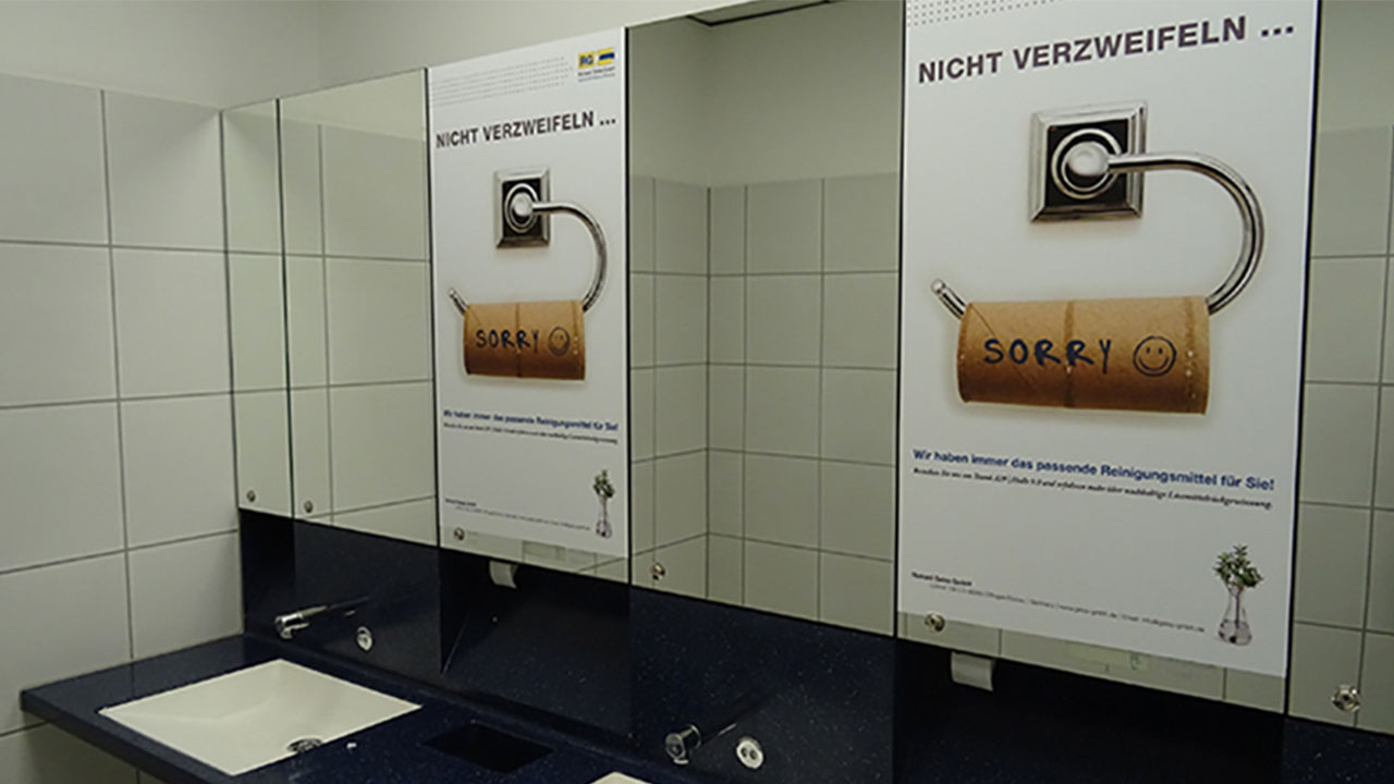 Mirror advertising