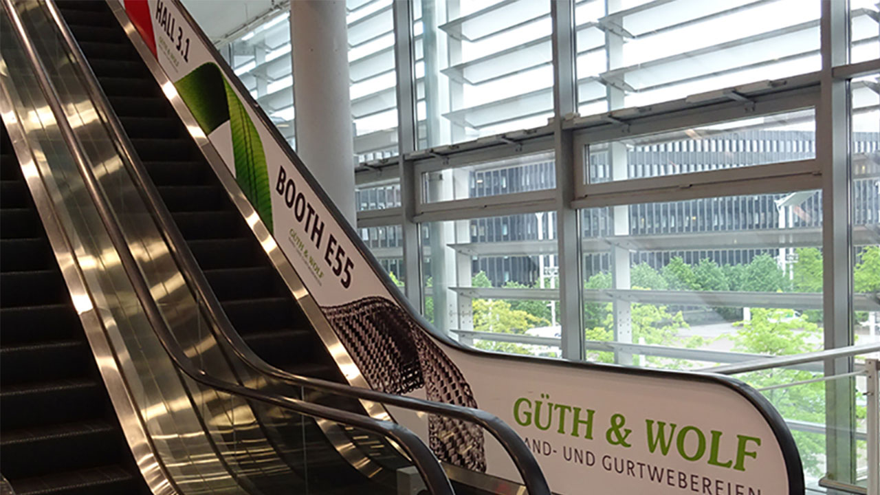 Escalator stickers