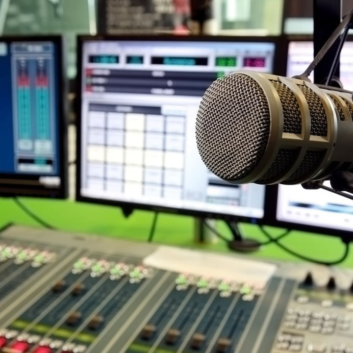 Radio advertising at Messe Frankfurt