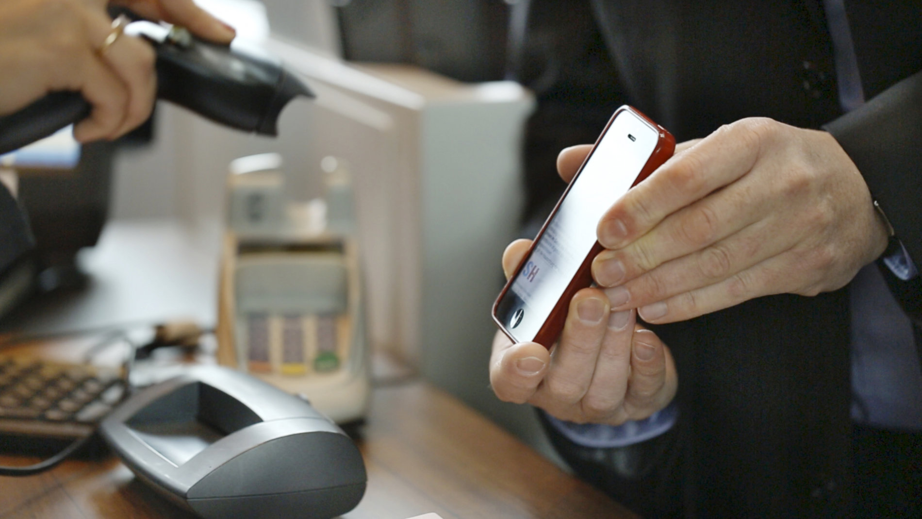 Scanning of a ticket