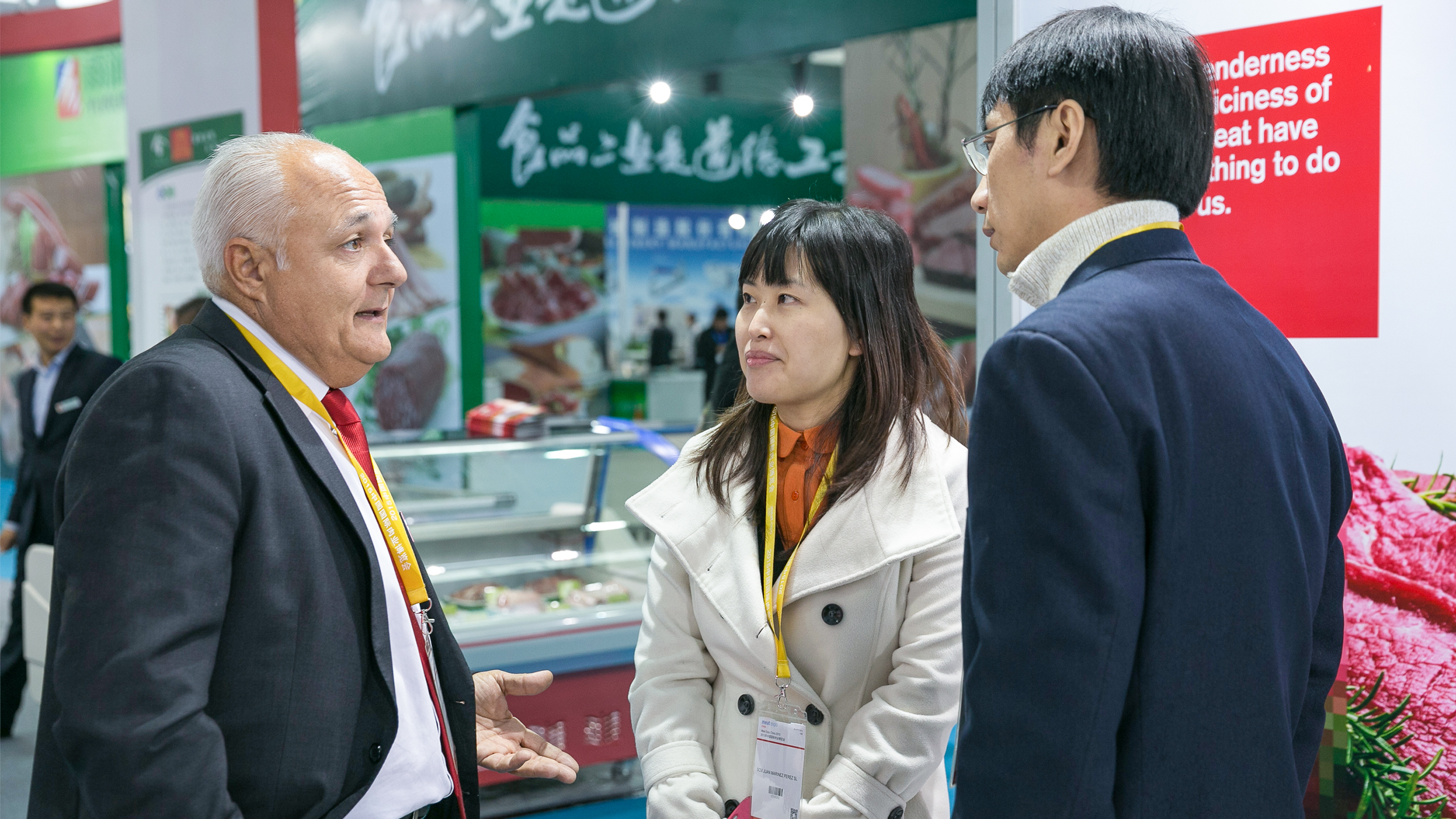 Besucher und Aussteller der Meat Pro Asia