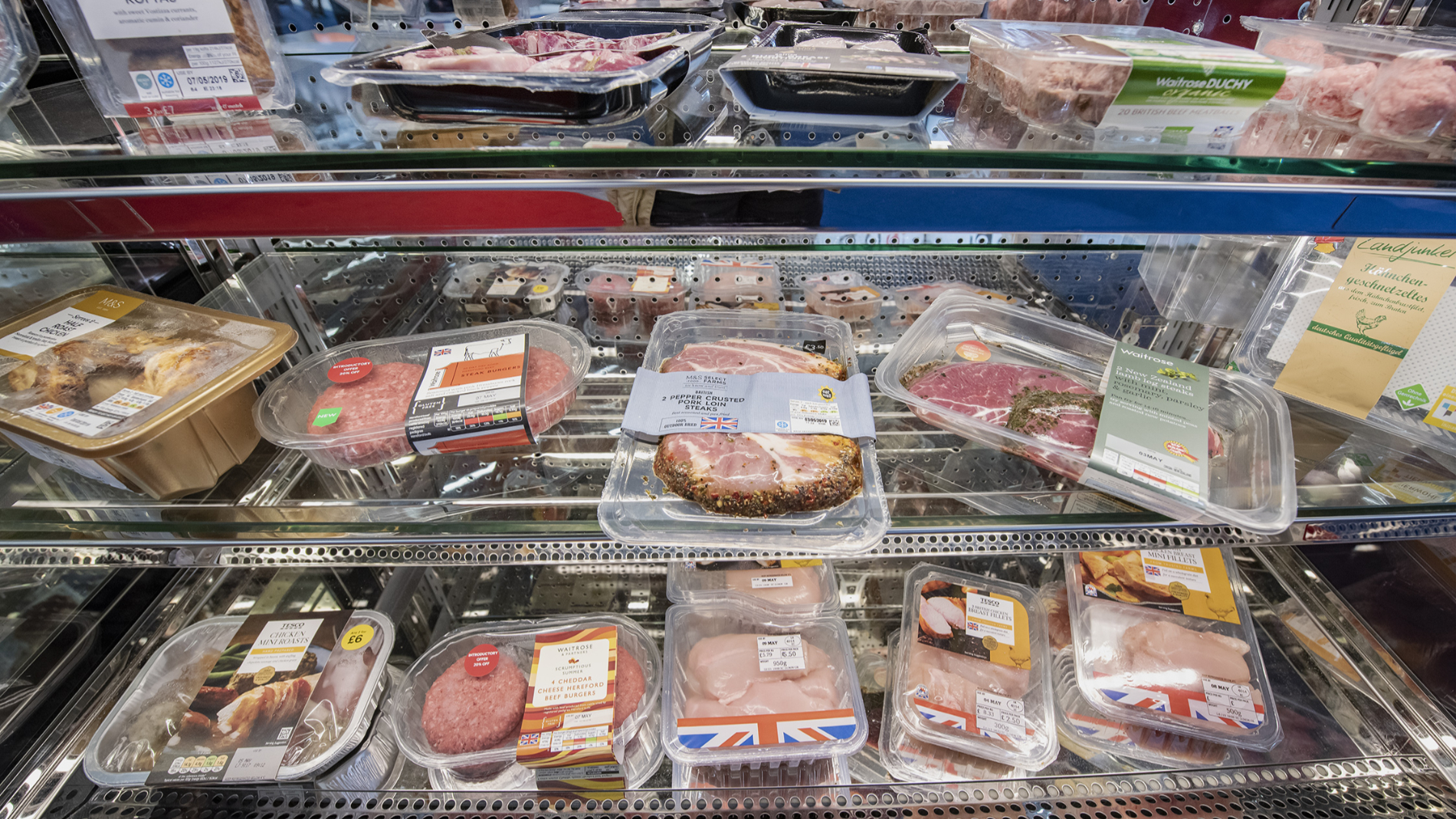 Packaged meat and sausage products