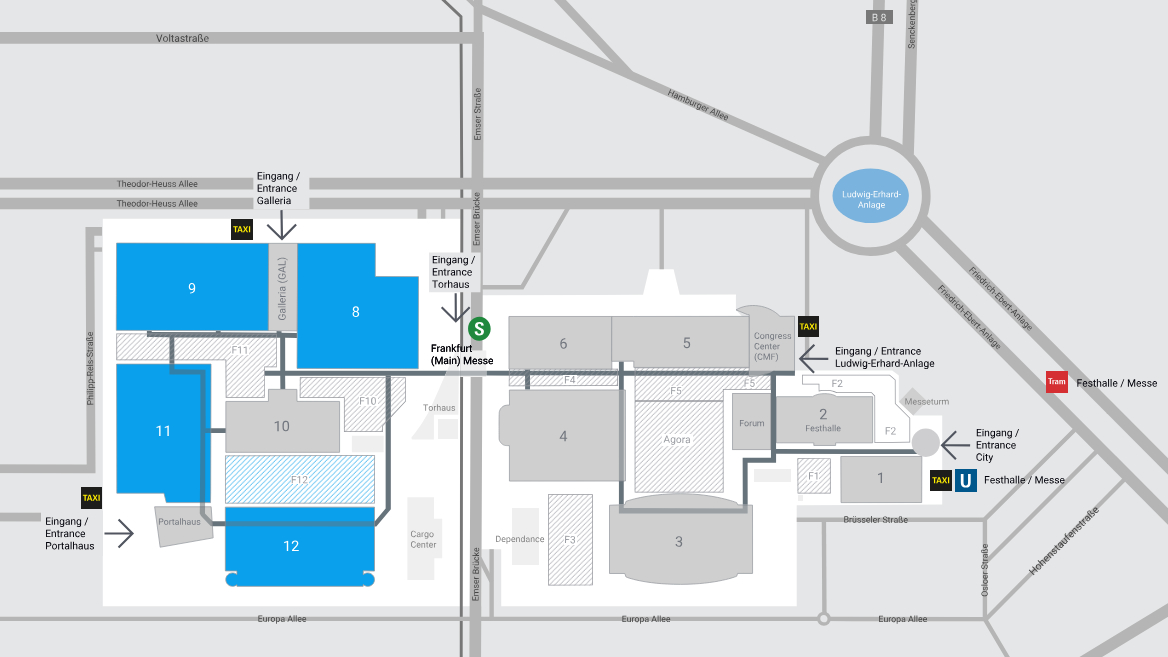 Interactive hall plan