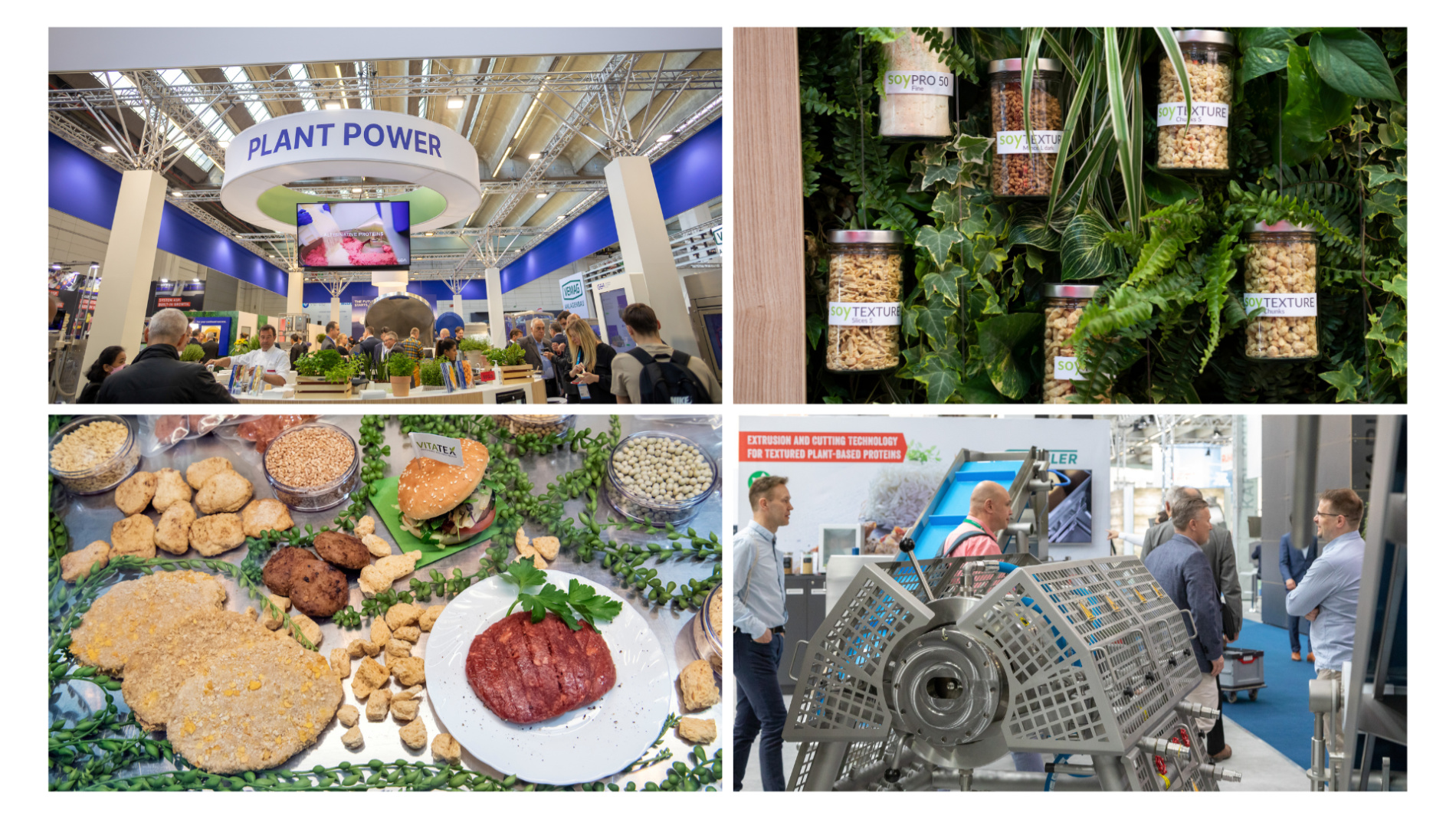 Collage der IFFA World of New Proteins