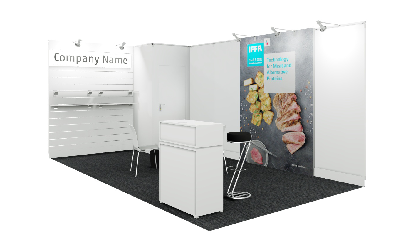 Complete stand 18 m²